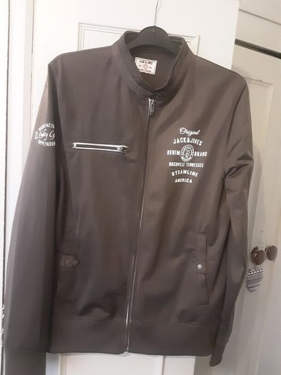 Jacket/JACK and JONES Steamline Sweat Light Jacket .. Size: Medium .. Colour: Greyish .. Price Drop