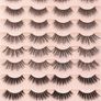 Reusable Fluffy 6D False Eyelashes 20 Pairs x 3 Image 3