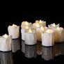 12 Packs Battery Operated LED Flameless Candles Flickering Electric Tea Lights with Timer, 6 Hours On and 18 Hours Off Per Cycle (MULTIPLE COLOURS, SEE PHOTOS) Image 2