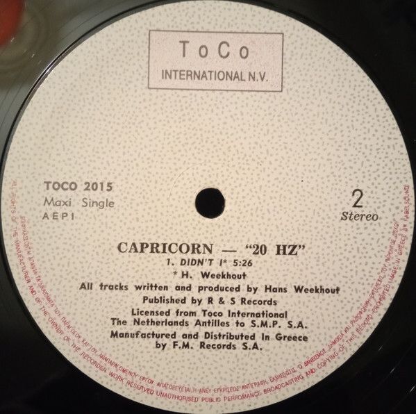Capricorn - 20Hz / Didn't I