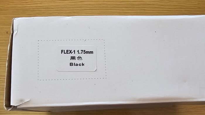 1KG 3D Printer filament Flex TPU 1.75mm Black Rubber Flexible Spool