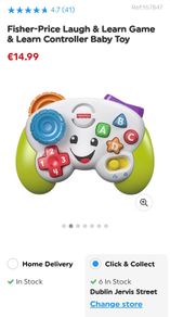 Fisher-Price Laugh & Learn Game & Learn Controller Baby Toy