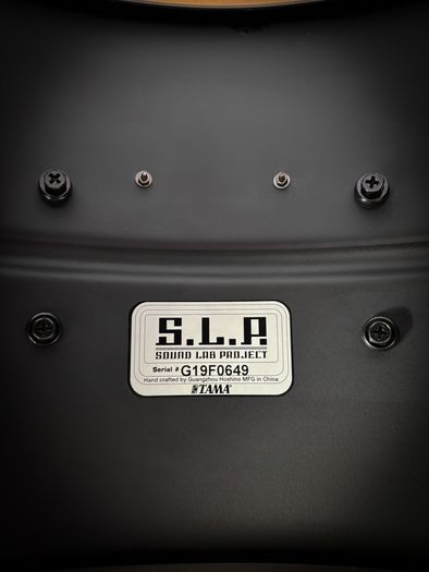 Tama S.L.P Big Black Steel snare drum 14x8 - LST148
