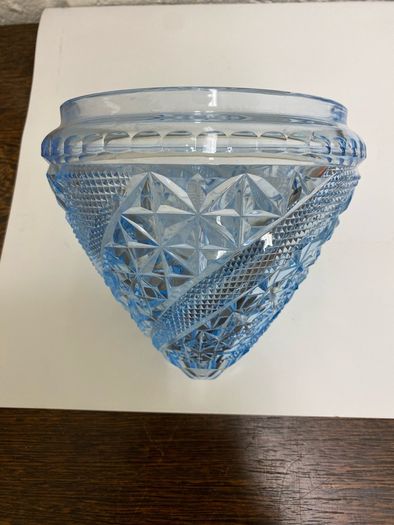 cut glass shade mid  century and vintage