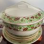 ceramic serving dish & plates Image 4