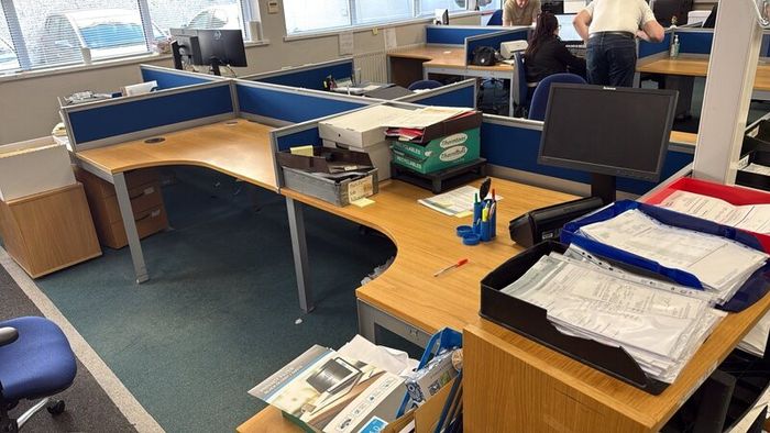 Office desks and storage