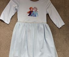 Gymnastics frozen dress 6-7 years old 122cm