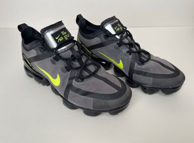 Nike Air VaporMax 2019 Black Wolf Grey Volt - EU 43/UK 8.5 - Brand New