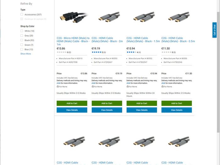 C2G 15Ft/4.6M HDMI 2.0 3D/UHD 4K(2160P@60hz) with Ethernet Gold Plated Ultra High Speed Cable (Brand New/Warranty)