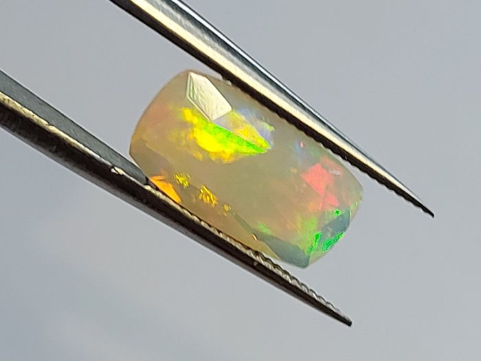 Faceted Ethiopian opal 1.19 ct