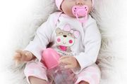 FREE 3 DAY SHIPPING 22 "Reborn Doll female Doll Realistic Soft Silicone vinyl Baby Doll toy birthday Gift