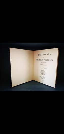 SALE! Dictionary of British artists working 1900-1950 Grant M. Waters 50% off sale