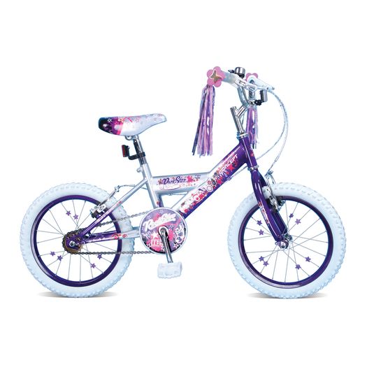 Concept Rock Star Girls Single Spd 16" Purple/White