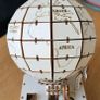 Quirky, fun, wooden wood world globe, functional movement Image 2