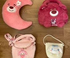 Sanrio fluffy bags & pillow