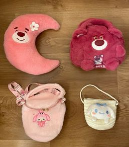 Sanrio fluffy bags & pillow