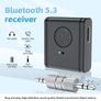 B1 Bluetooth 5.3 AUX Receiver 3.5mm Car Audio Adapter HiFi Sound Hand-Free Call Image 2