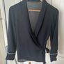 Zara basic transparent black women's blazer size 12 Uk Image 3