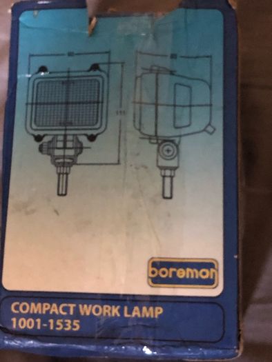 Compact work lamp