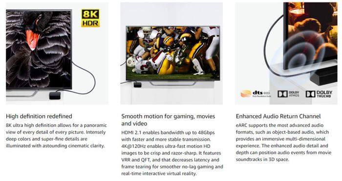 iVanky 2M HDMI 2.1 UHD/3D 8K (7680x4320@60Hz) 48Gbps Zinc Alloy Luxury (Limited Edition) Model Nylon Braided/Gold-Plated Cable (Brand New/Warranty)
