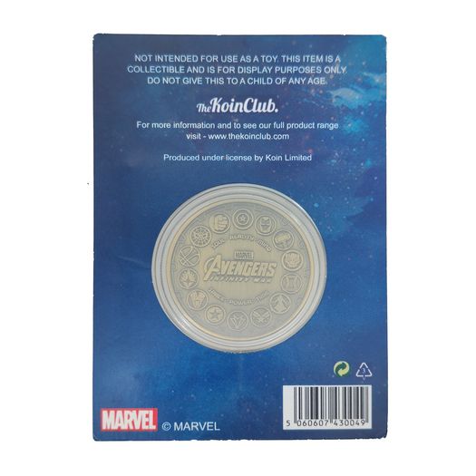 Marvel Avengers Infinity War Captain America Limited Edition Coin The Koin Club 2018
