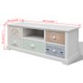 French TV Cabinet Wood Image 6