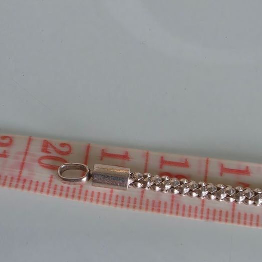 Pandora moments studded chain bracelet size 19.5cm very good condition hallmarked