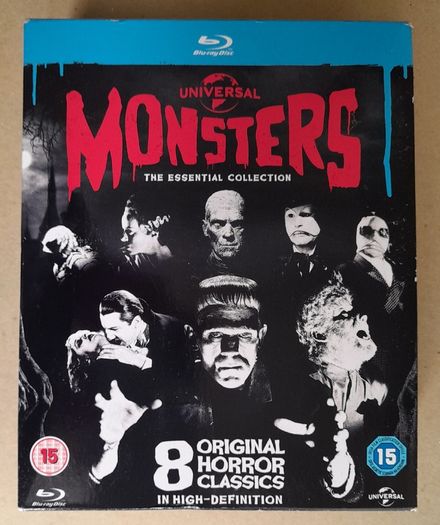 Universal Monsters 8 Blu Ray DVD box set Horror