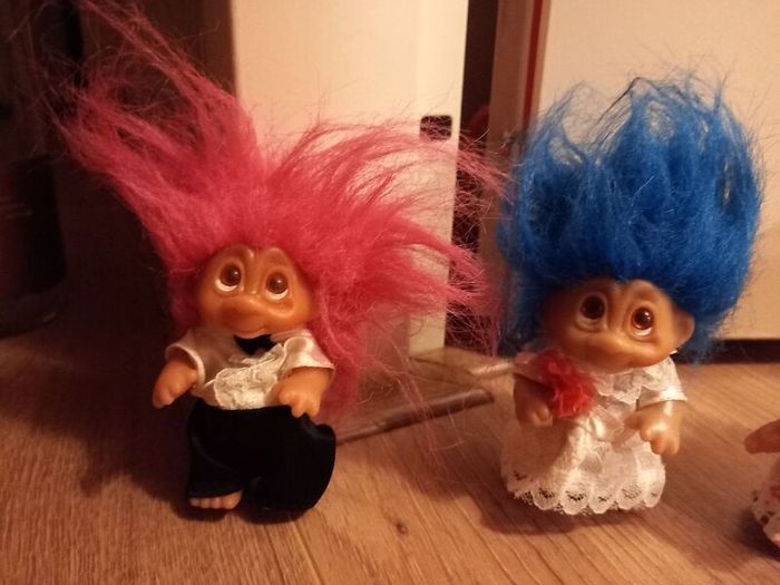 Vintage Dam Trolls from 1985