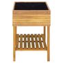 Raised Garden Planter 78.5x58.5x78.5 cm Solid Acacia Wood Image 3