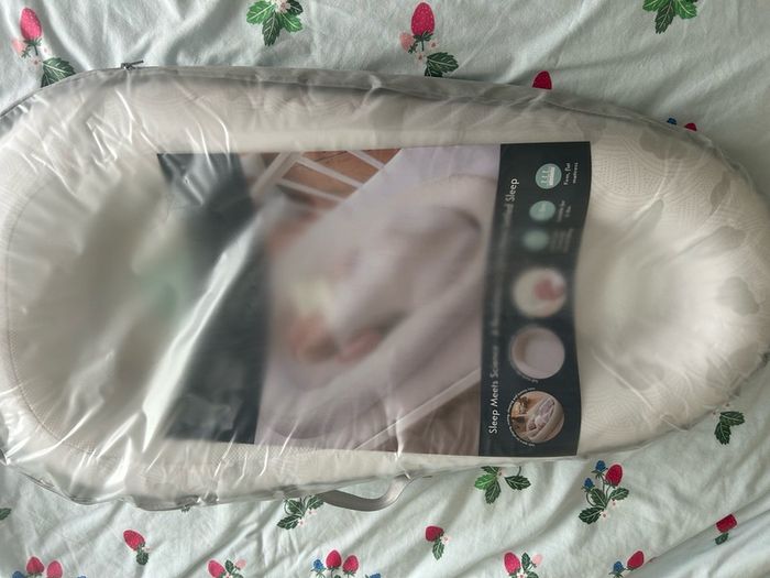 Purflo Safe Sleep clouds design newborn pod
