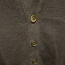 Dark Navy 100% cashmere sleeveless cardigan Image 3