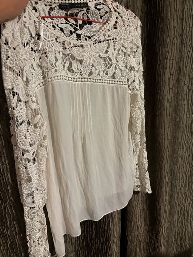 Zara blouse/ L / white