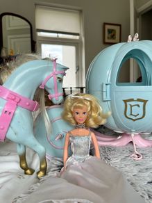 Vintage Mattel Disney Princess Cinderella Carriage Set