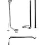 Sliper bath package deal bath/waste/freestanding bath shower mixer all included Image 3