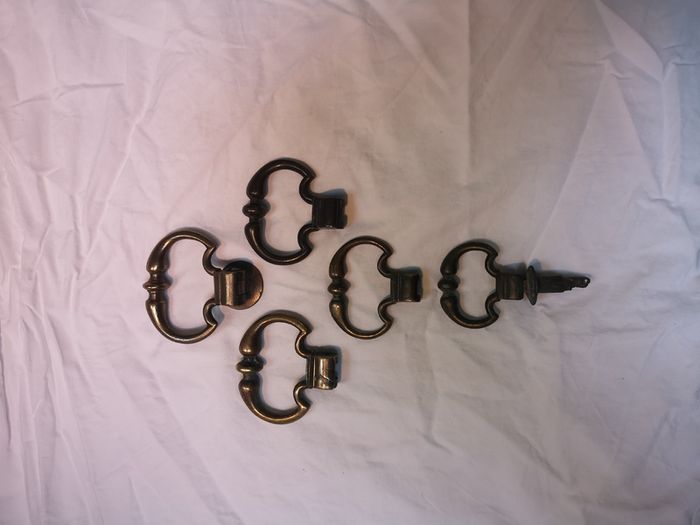 Solid Brass Georgian Drawer Handles.