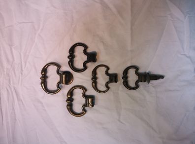 Solid Brass Georgian Drawer Handles.
