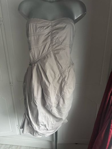 River Island Supreme strapless knee length dress size UK16/18 EU44/46 Postage included