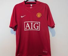 2007/09 Manchester United Home Shirt (M)
