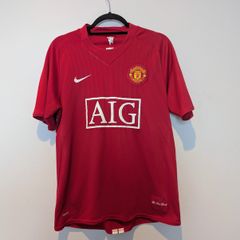 2007/09 Manchester United Home Shirt (M)