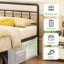 Double Bed Frame 4ft6 with Headboard and Footboard Image 8