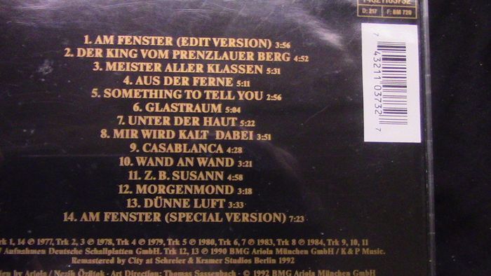 The Best of City CD