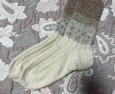 handmade knitted socks