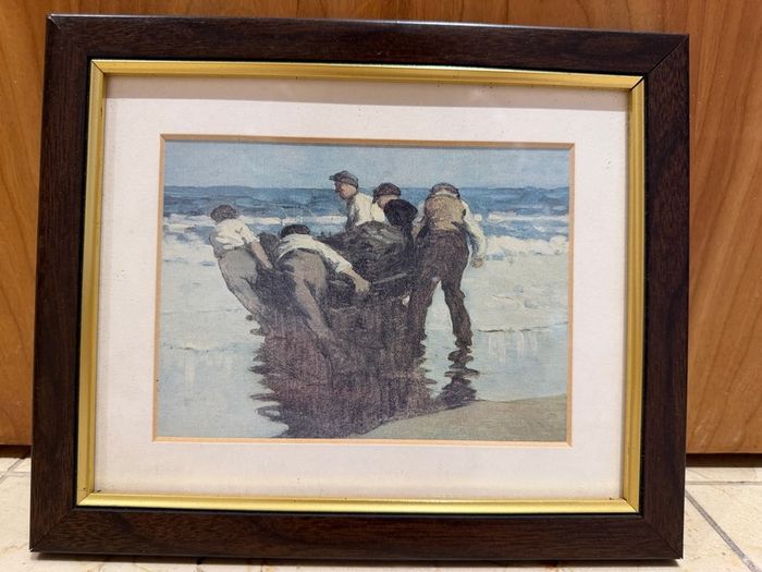 Launching the Currach Print by Paul Henry