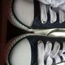 bnwt size 11 navy sparkly converse style shoe Image 2