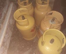 Empty Butane Bottles
