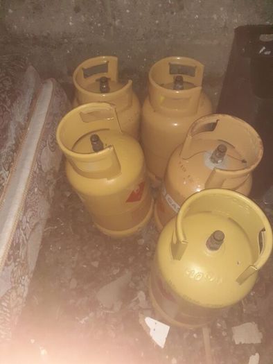 Empty Butane Bottles
