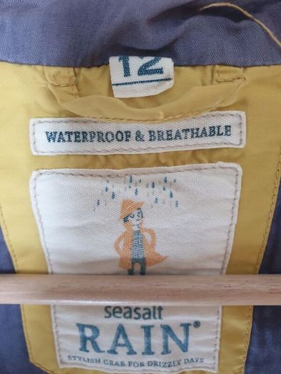 Seasalt Cornwall Raincoat Size Uk 12