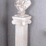 Ionic Column Antique Pedestal White Decorative Column Garden Ornament  Indoor Outdoor Image 4
