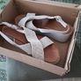 Beautiful Inuovo Silver Sparkly Sandals in Size 40 UK7 Image 2